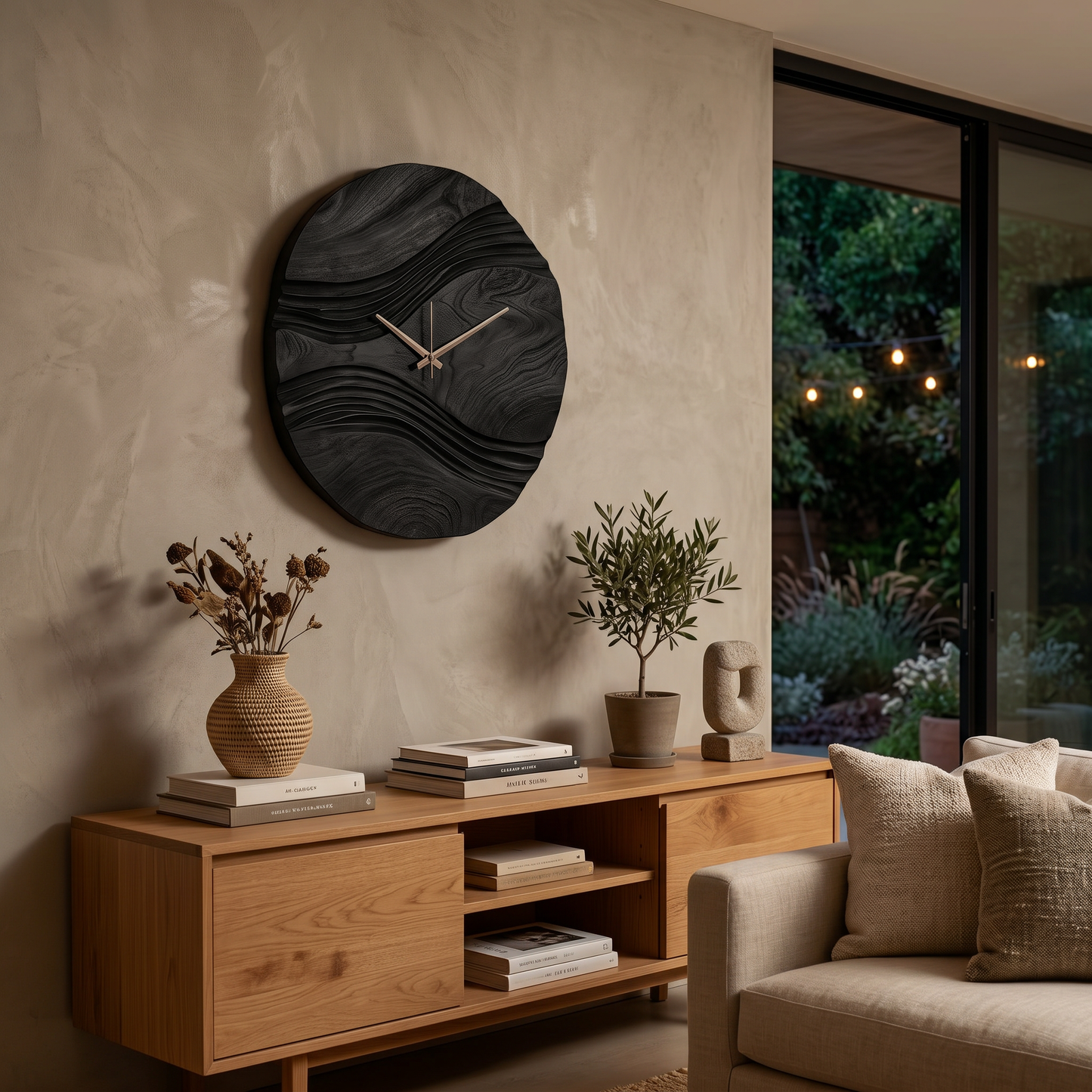 Handcrafted Wooden Wall Clock For Bedroom Wall Decor