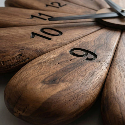 Modern Wooden Wall Clock For Timeless Interior