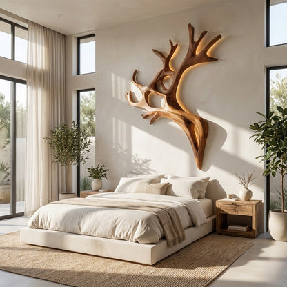 Artistic Wooden Wall Light For Home Decor